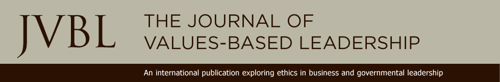 The Journal of Values-Based Leadership