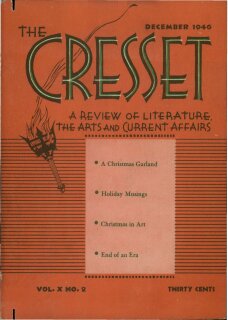 The Cresset (Vol. X, No. 2)