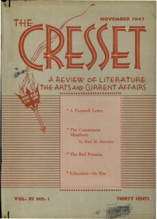 The Cresset (Vol. XI, No. 1)
