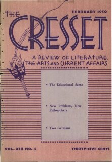 The Cresset (Vol. XIII, No. 4)