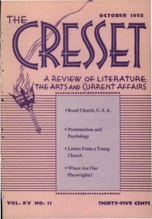 The Cresset (Vol. XV, No. 11)