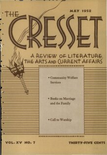 The Cresset (Vol. XV, No. 7)
