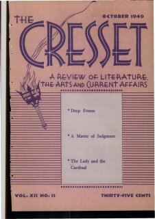 The Cresset (Vol. XII, No. 11)