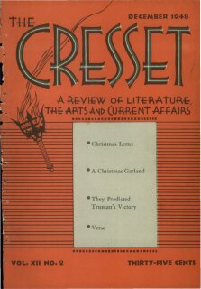 The Cresset (Vol. XII, No. 2)