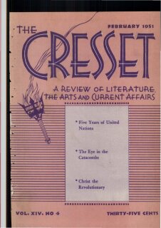 The Cresset (Vol. XIV, No. 4)