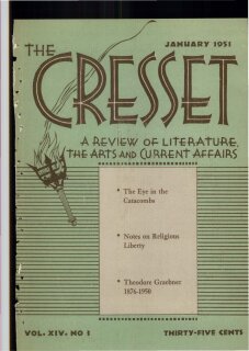 The Cresset (Vol. XIV, No. 3)
