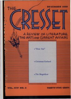 The Cresset (Vol. XIV, No. 2)