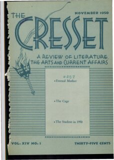The Cresset (Vol. XIV, No. 1)