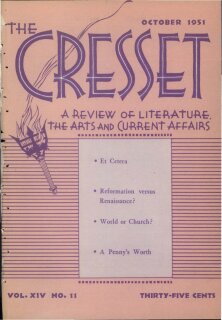 The Cresset (Vol. XIV, No. 11)