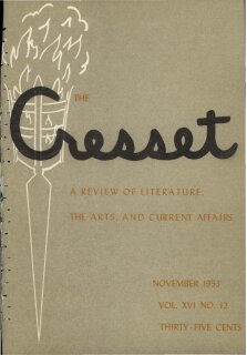 The Cresset (Vol. XVI, No. 12) [Vol. XVII, No. 1]