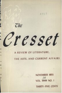 The Cresset (Vol. XIX, No. 1)