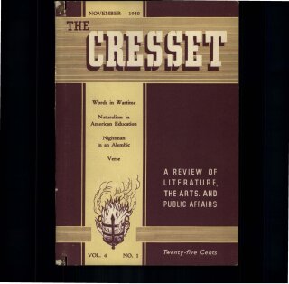 The Cresset (Vol. 4, No. 1)