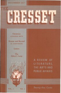 The Cresset (Vol. 1, No. 2)