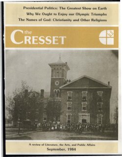 The Cresset (Vol. XLVII, No. 8)