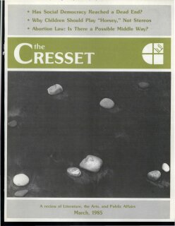 The Cresset (Vol. XLVIII, No. 5)