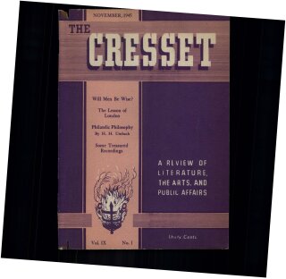 The Cresset (Vol. IX, No. 1)