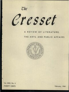 The Cresset (Vol. XXIII, No. 4)