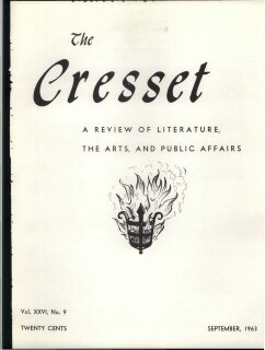 The Cresset (Vol. XXVI, No. 9)