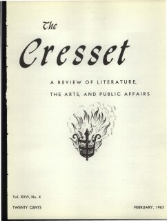 The Cresset (Vol. XXVI, No. 4)