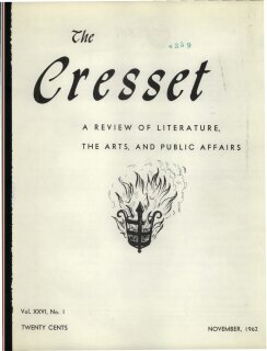 The Cresset (Vol. XXVI, No. 1)