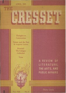 The Cresset (Vol. VIII, No. 6)
