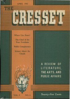 The Cresset (Vol. 5, No. 6)