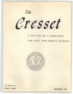 The Cresset (Vol. XXI, No. 9)