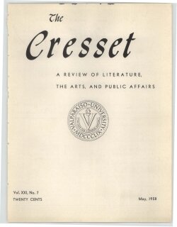 The Cresset (Vol. XXI, No. 7)