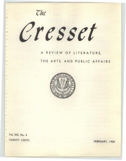 The Cresset (Vol. XXI, No. 4)