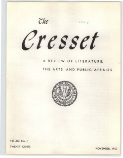 The Cresset (Vol. XXI, No. 1)