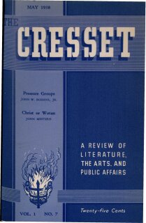 The Cresset (Vol. 1, No. 7)