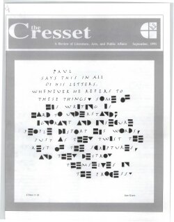 The Cresset (Vol. LIV, No. 8)