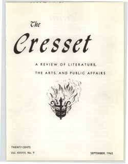 The Cresset (Vol. XXVIII, No. 9)