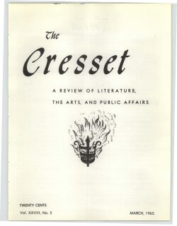 The Cresset (Vol. XXVIII, No. 5)