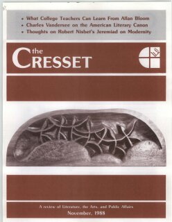 The Cresset (Vol. LII, No. 1)