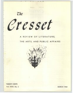 The Cresset (Vol. XXXI, No. 5)