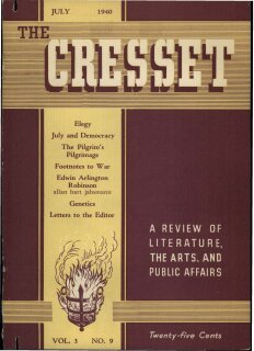 The Cresset (Vol. 3, No. 9)