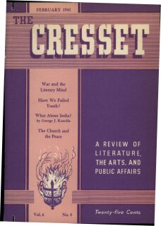 The Cresset (Vol. 6, No. 4)