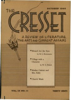 The Cresset (Vol. IX, No. 11)
