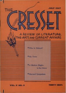 The Cresset (Vol. X, No. 9)