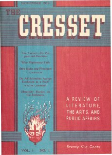 The Cresset (Vol. 3, No. 1)