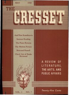 The Cresset (Vol. 3, No. 7)