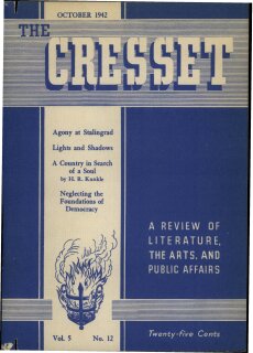 The Cresset (Vol. 5, No. 12)