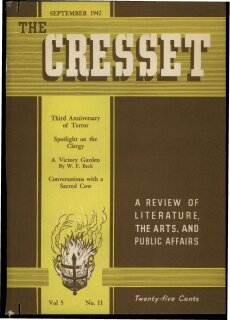 The Cresset (Vol. 5, No. 11)