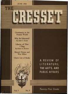 The Cresset (Vol. 5, No. 8)