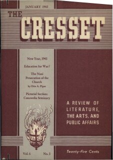 The Cresset (Vol. 6, No. 3)