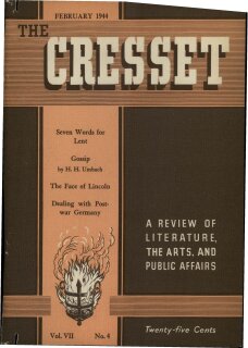 The Cresset (Vol. VII, No. 4)