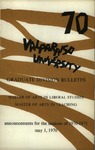 Graduate Catalog, 1970-1971