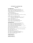 Graduate Catalog, 2009-2010 by Valparaiso University
