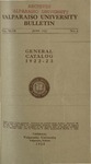 Old School Catalog 1922-23, General Catalog by Valparaiso University
